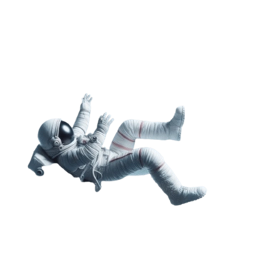 astronaut falling